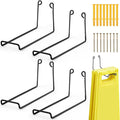 4 Pack Caution Wet Floor Safety Sign Hanger, Wall Mount Sign Hangers by Unknown
