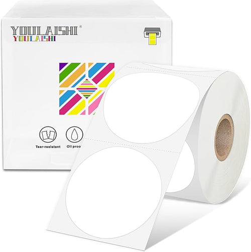 2 inch Dot Stickers Labels Circle Garage Sale Sticker 750Pcs Round Thermal by YOULAISHI