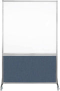 DivideWrite Mobile Whiteboard | Double Sided Dry Erase Board | Portable Office by VERSARE