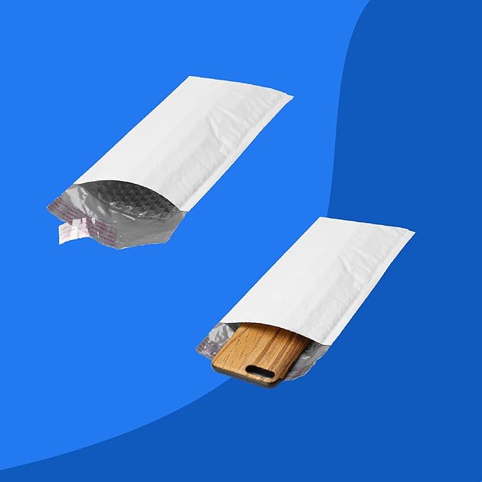 The Boxery 6x10''|#0 Poly Bubble Mailers- 250 Pack, Padded Envelopes, Self Seal - Image 3
