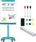 TSJ OFFICE Mobile Whiteboard Magnetic by TSJOFFICE