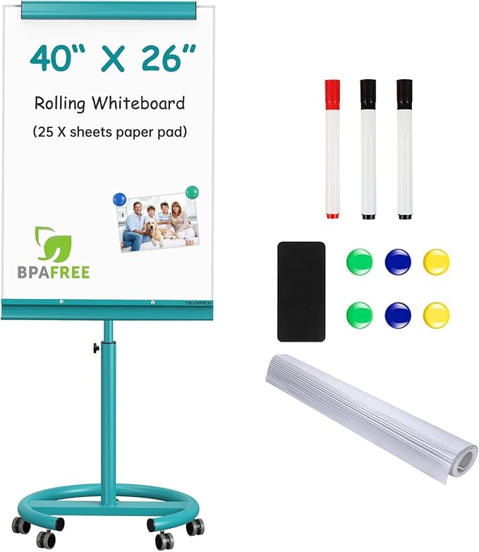 TSJ OFFICE Mobile Whiteboard Magnetic by TSJOFFICE