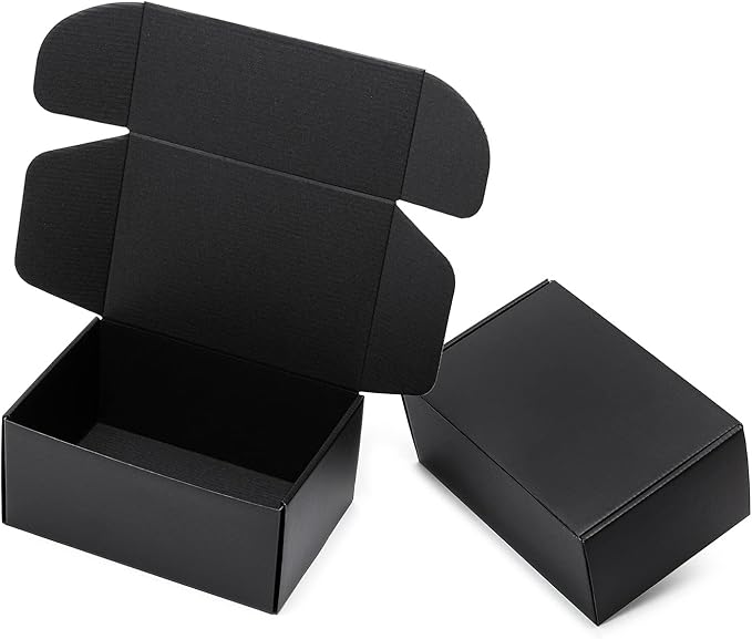 Mcfleet 9x6x4” Black Shipping Boxes by Mcfleet