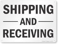 "Shipping And Receiving" Sign By SmartSign | 18" x 24" Aluminum by SmartSign