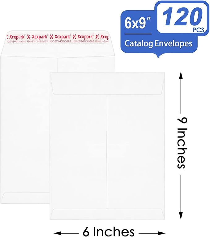 120 PCS 6x9 inches Security Catalog Envelopes Printable Self Seal Envelopes - Image 2