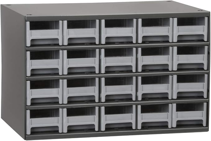 Akro-Mils Steel Garage Storage Cabinet, Small Parts Organizer Metal Cabinet by Akro-Mils