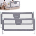MBQMBSS 2 Pack Toddler Bed Rail Guards by MBQMBSS