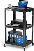 3 Shelf Metal Utility Cart by POCHAR-FactoryDirectCustomizedProducts