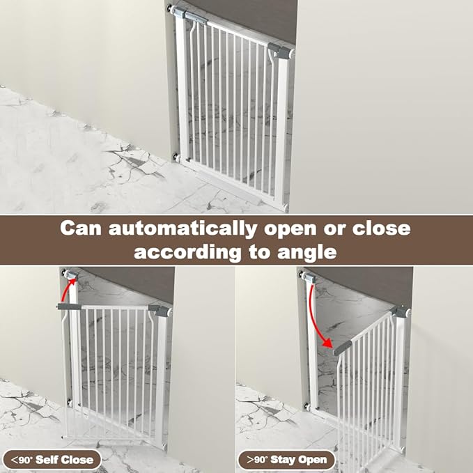 41-Inch Extra Tall Metal Baby Gate - Image 6