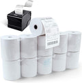 3-1/8 X 230 ft Thermal Credit Card Paper, 80mm Fits Most POS Machines and Cash by AzureZone