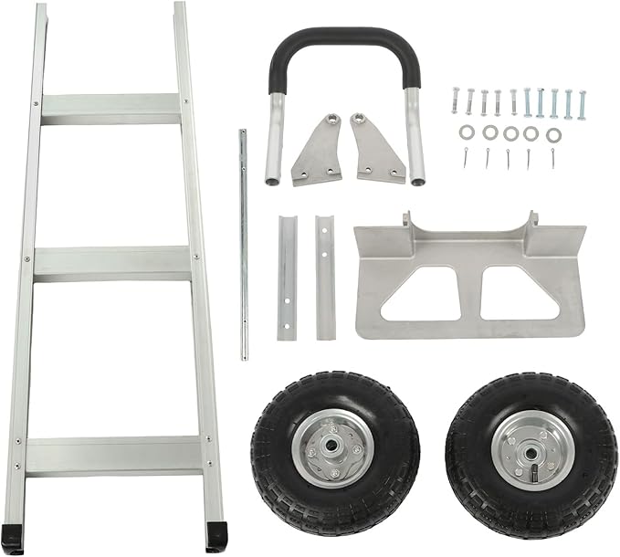 findmall 500 Lbs Capacity Dolly Aluminum Silver Hand Truck - Image 7