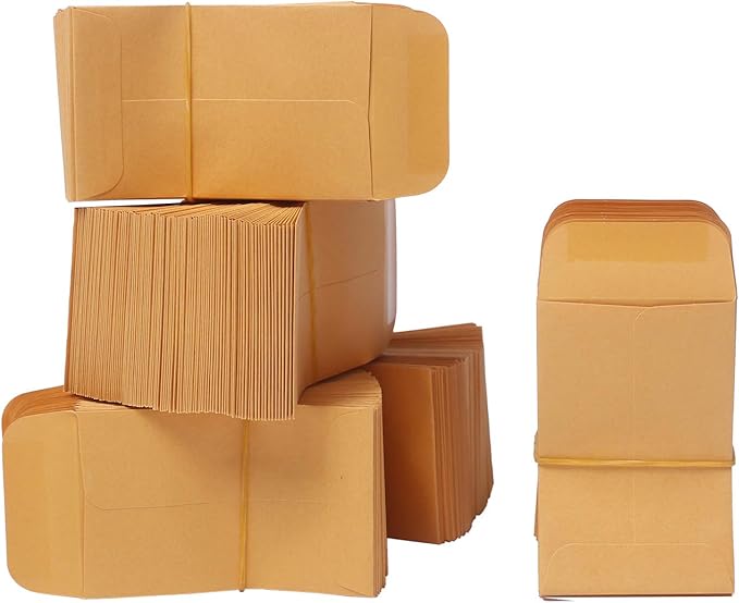 500 PCS #1 Coin Envelopes, 2-1/4” x 3-1/2” inches Brown Kraft Envelopes Classic - Image 9