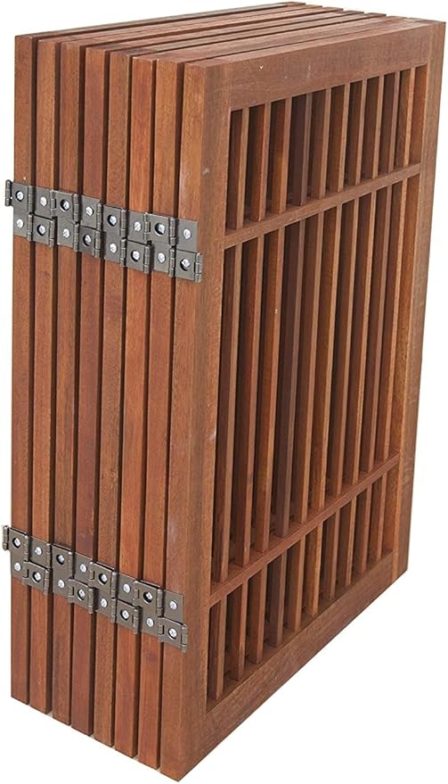 Urnporium Freestanding Pet Gate Folding Wooden Fence - Image 4