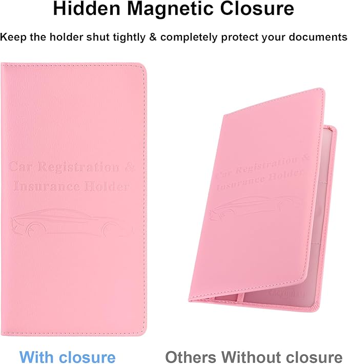 Cacturism Car Registration and Insurance Holder, Car Accessories Vehicle Glove - Image 5