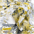 Drawer and Shelf Liner - Yellow Black Marble Pattern,Non Adhesive by Kimhan