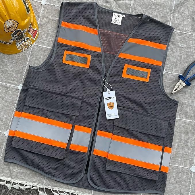TCCFCCT Mesh Reflective Safety Vest - Image 4