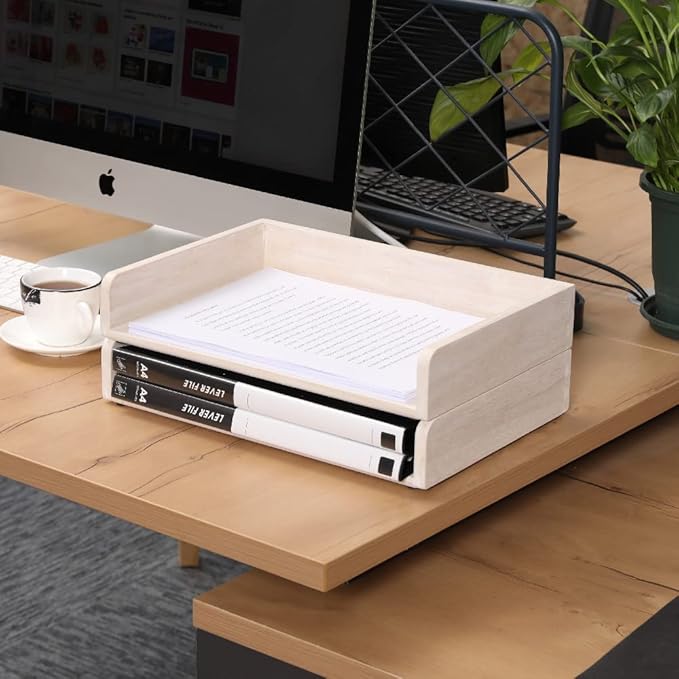 Stackable Letter Tray 2 Pack - Image 3