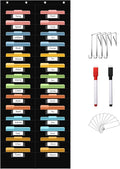 28 Pocket Hanging Wall File Organizer by ANCOMEDO