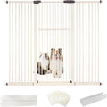 Lumizone Extra Tall Pet Gate 55.12" High Pressure Mounted 63.39"-67.90" Extra by Lumizone