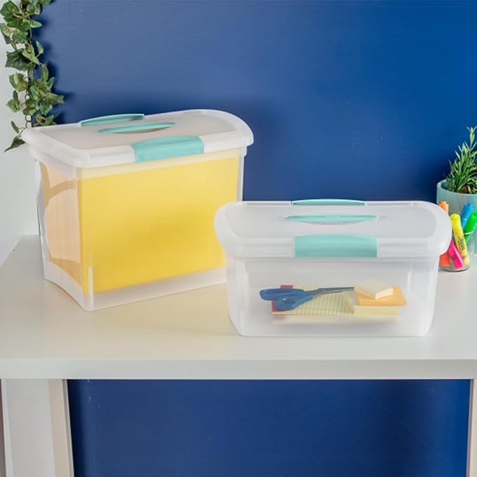 Sterilite Medium Nesting ShowOffs, Stackable Small Storage Bin - Image 3