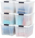 IRIS USA 40 Qt Stackable Plastic Storage Bins by Unknown