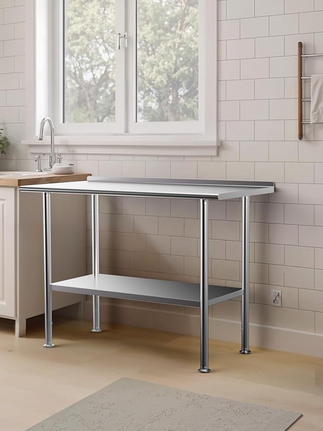 All-Stainless Steel Prep Table, 30 X 48 Inch, - Image 6