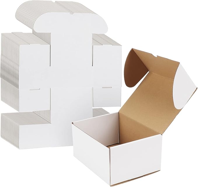 WIFTREY 8x6x4 Shipping Boxes 20 Pack by WIFTREY