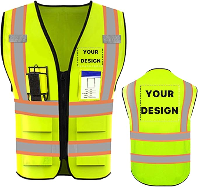 YOWESHOP High Visibility Reflective Safety Vest by YOWESHOP
