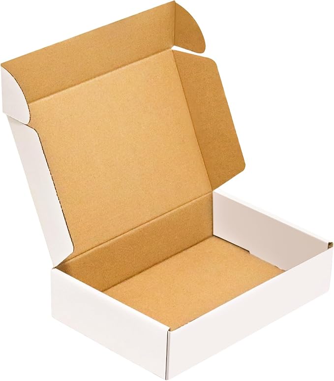 50 Pack, Small Shipping Box, Corrugated Mailer, Wonfer Cardboard Box by Wonfer
