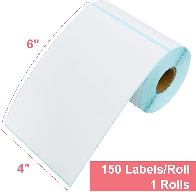 L LIKED 150 PCS 4"x6" Thermal Shipping Labels, - Image 3