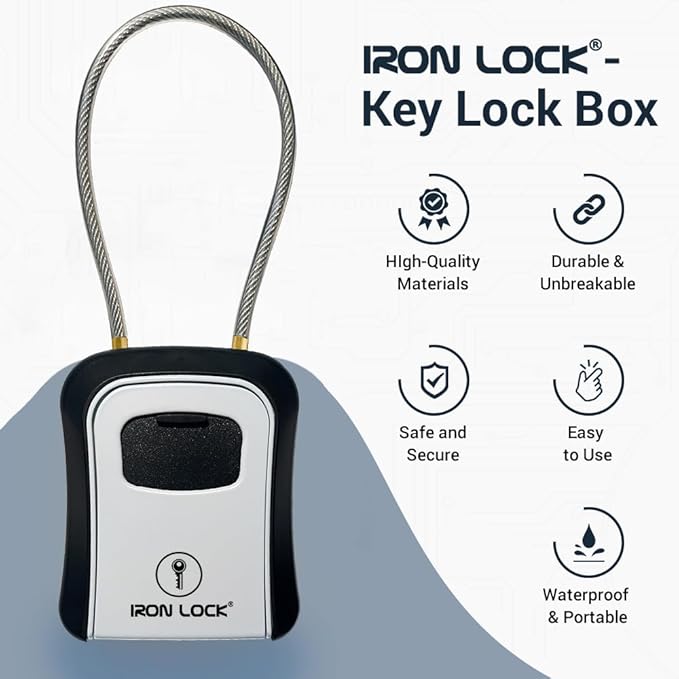 Iron Lock® Key Lock Box Portable - Image 4