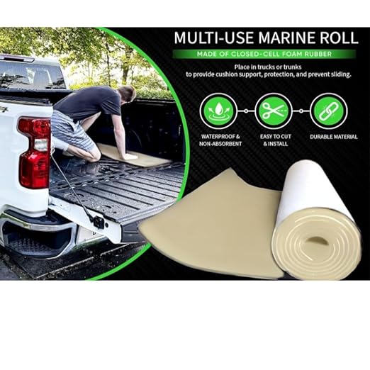 XCEL Marine Foam Roll with Self Adhesive – Beige, Automobile, Crafts & Cosplay - Image 4