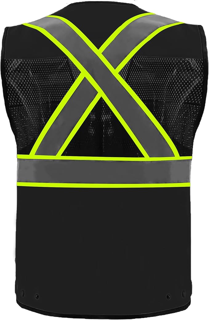 Safety Vest High Visibility Reflective Construction Vest - Image 2