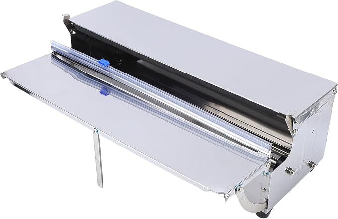 SUNGOOYUE Heavy Duty Stainless Steel Manual Food Wrapping Film Dispenser - Image 2