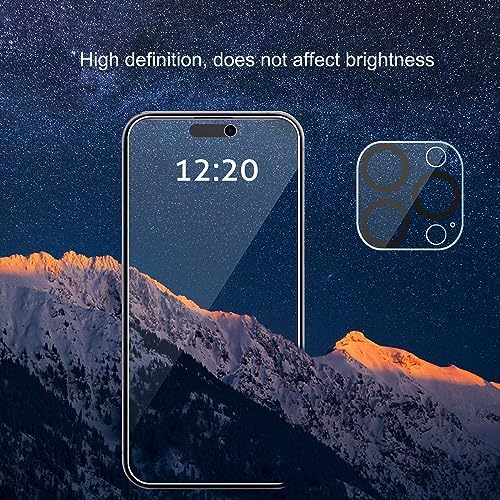 Ailun Privacy Screen Protector+Camera Lens Protector for iPhone 15 Pro Max - Image 6