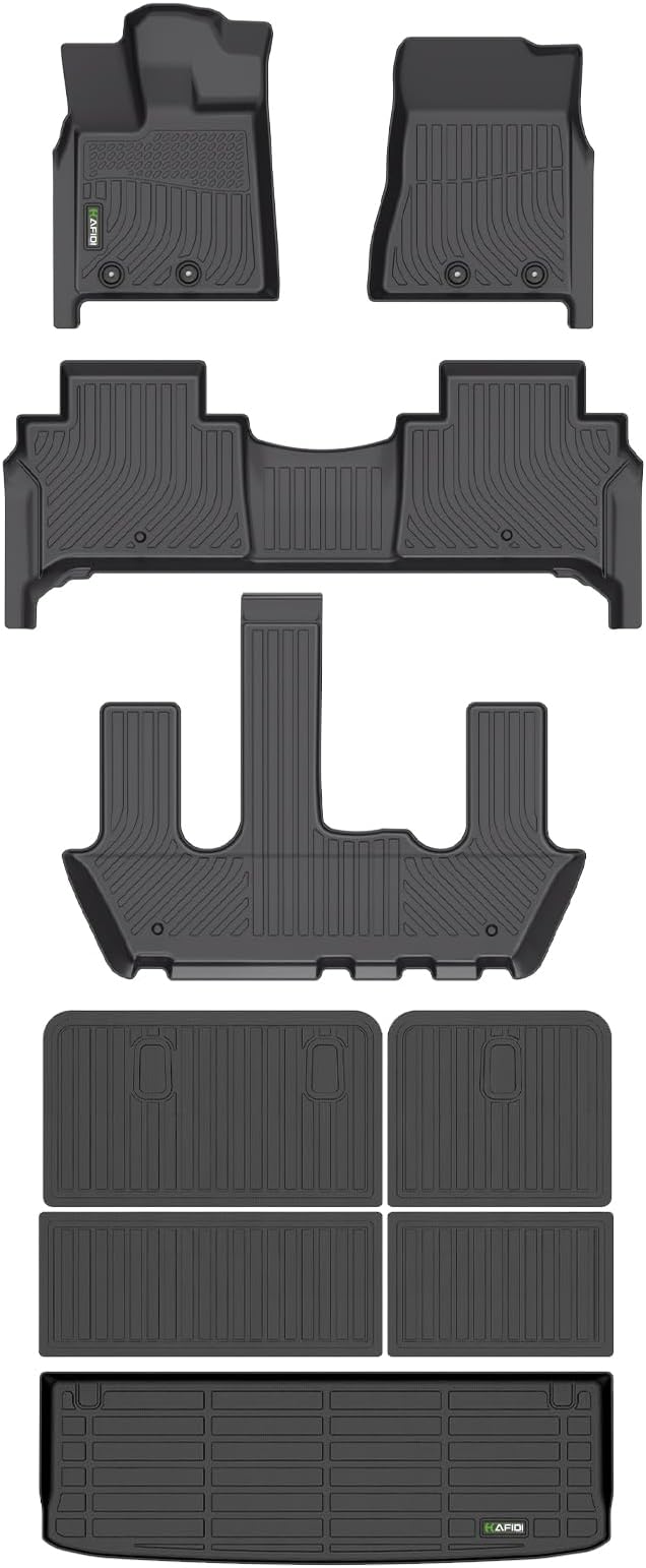 HAFIDI® Floor Mats & Cargo Liner & Seatback Cargo Set Fit by HAFIDI