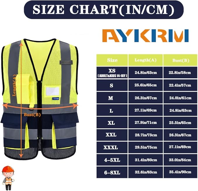A-SAFETY High Visibility Safety Vest - Image 2