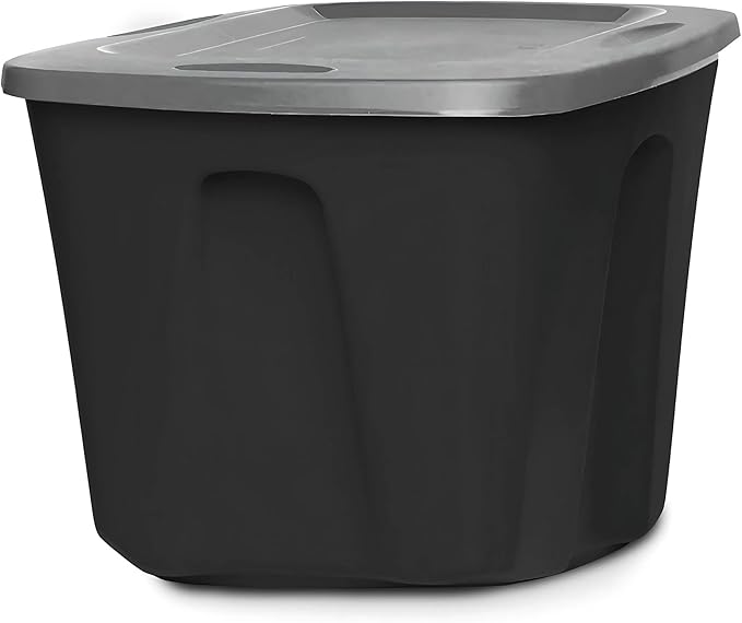 HOMZ Durable Molded Bin, Plastic Storage Container by Homz