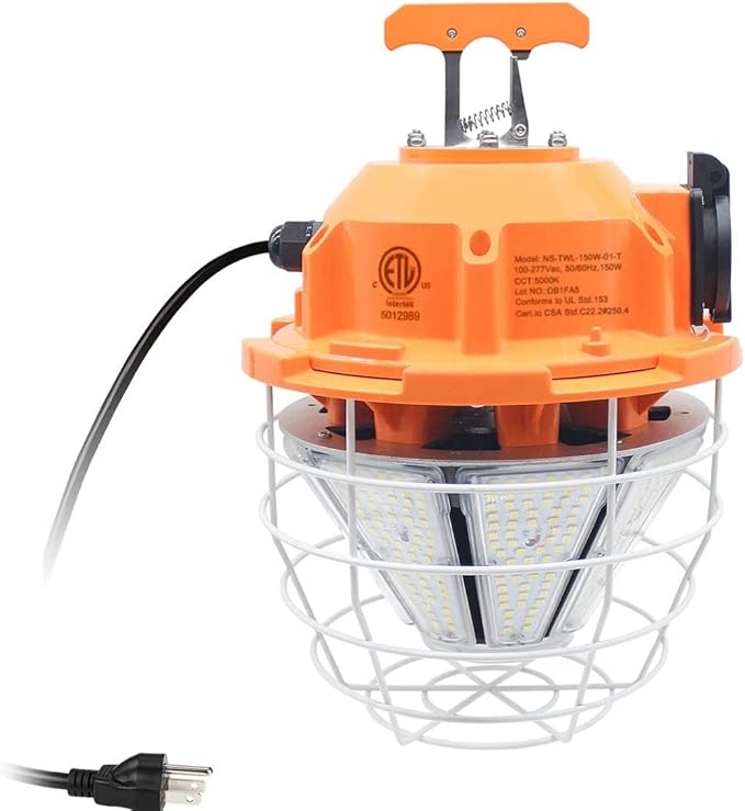 NS 150W High Bay Outdoor Temporary LED Work Light 24250Lm 5000K Daylight White by NS