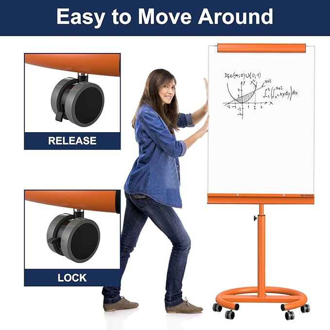 TSJ OFFICE Mobile Whiteboard Magnetic - Image 5
