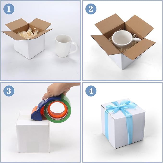 Hoikwo 5x5x5 Shipping Boxes Set of 25 - Image 5