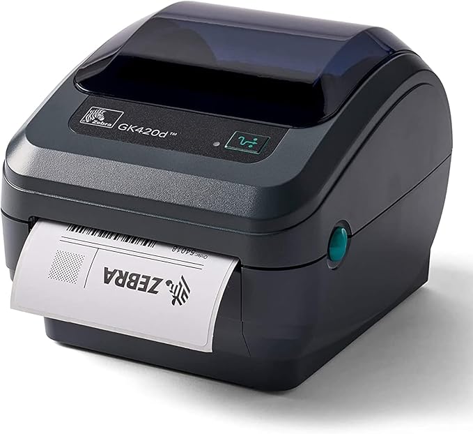 Zebra GK420d Direct Thermal | 203 DPI | GK42-202510-000 | USB, & Parallel by JetSetLabel