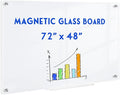 Magnetic Glass Whiteboard, Classroom by QUEENLINK