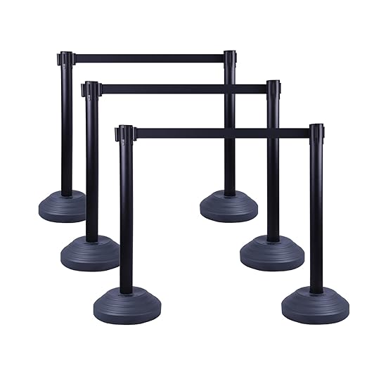 6 Pack Crowd Control Stanchions by OranclUS