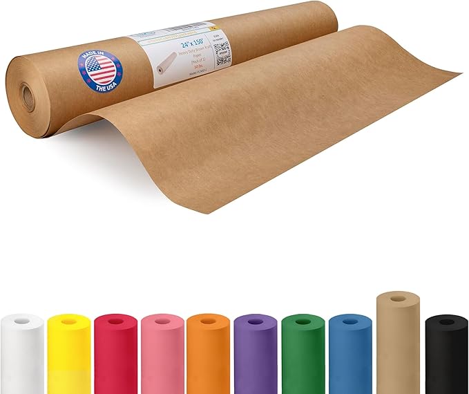 IDL Packaging Brown Paper Roll 24" x 1800" by IDLPackaging