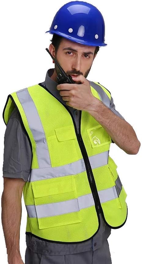 HYCOPROT High Visibility Mesh Safety Reflective Vest - Image 6