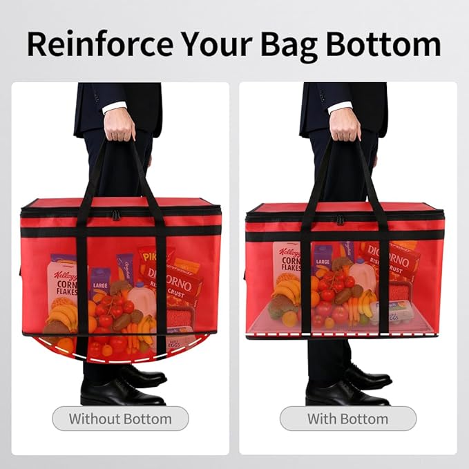 Bodaon Large 2-Pack Insulated Food Delivery Bag - Image 5
