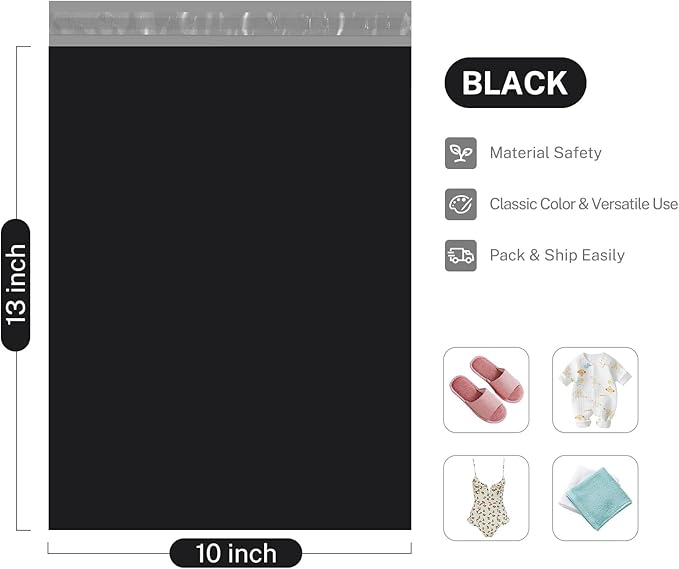 Metronic Poly Mailers 10x13 200 Pcs | Small Shipping Bags - Image 2