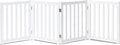 LZRS 4-Panel Wooden Free Standing Foldable Dog Gate Indoor – 24" High, Extra by LZRSPET