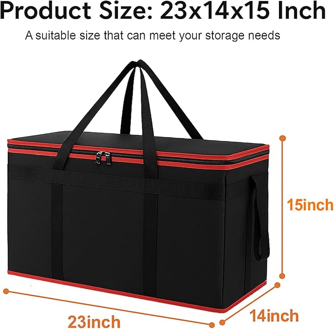 Bodaon Large 2-Pack Insulated Food Delivery Bag - Image 3